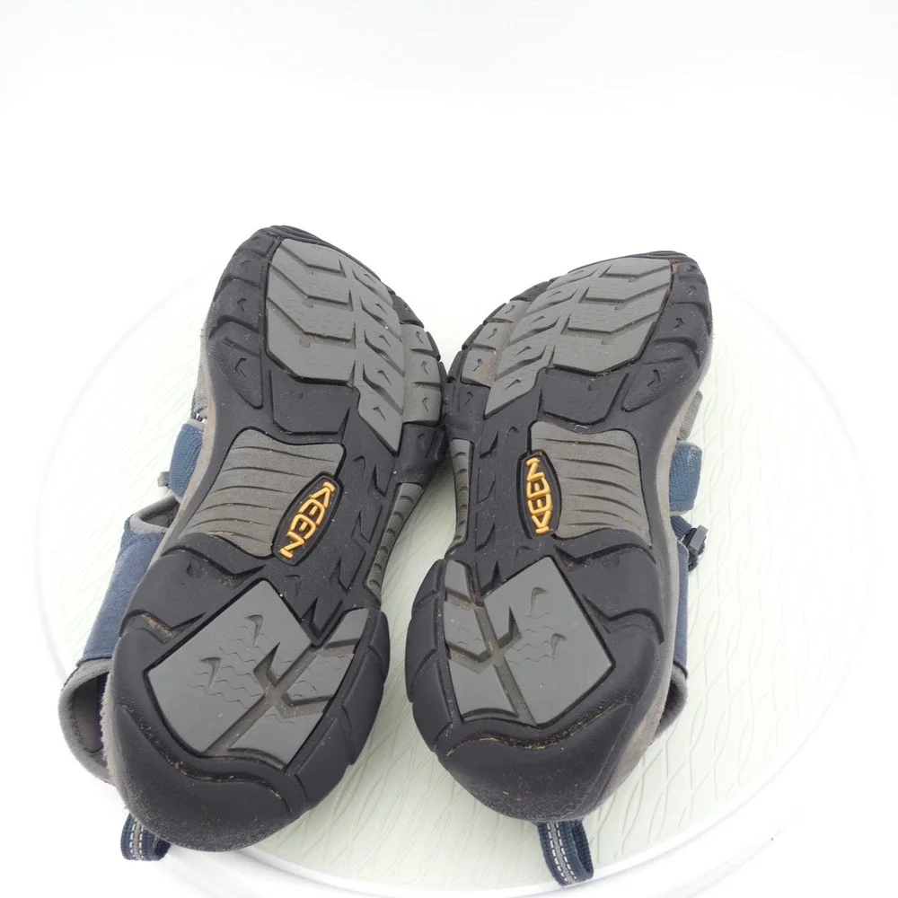 Keen Newport H2 Mens US 13 Hiking Sandals Blue Black Slingback Slip On Shoes